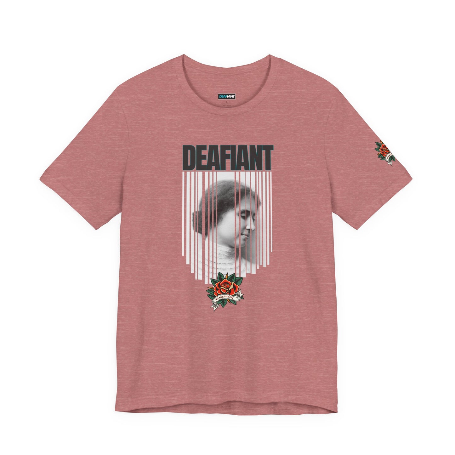 The Legacy Tee – Helen Keller x DEAFIANT | Title 42 Edition | Unisex Jersey Short Sleeve Shirt