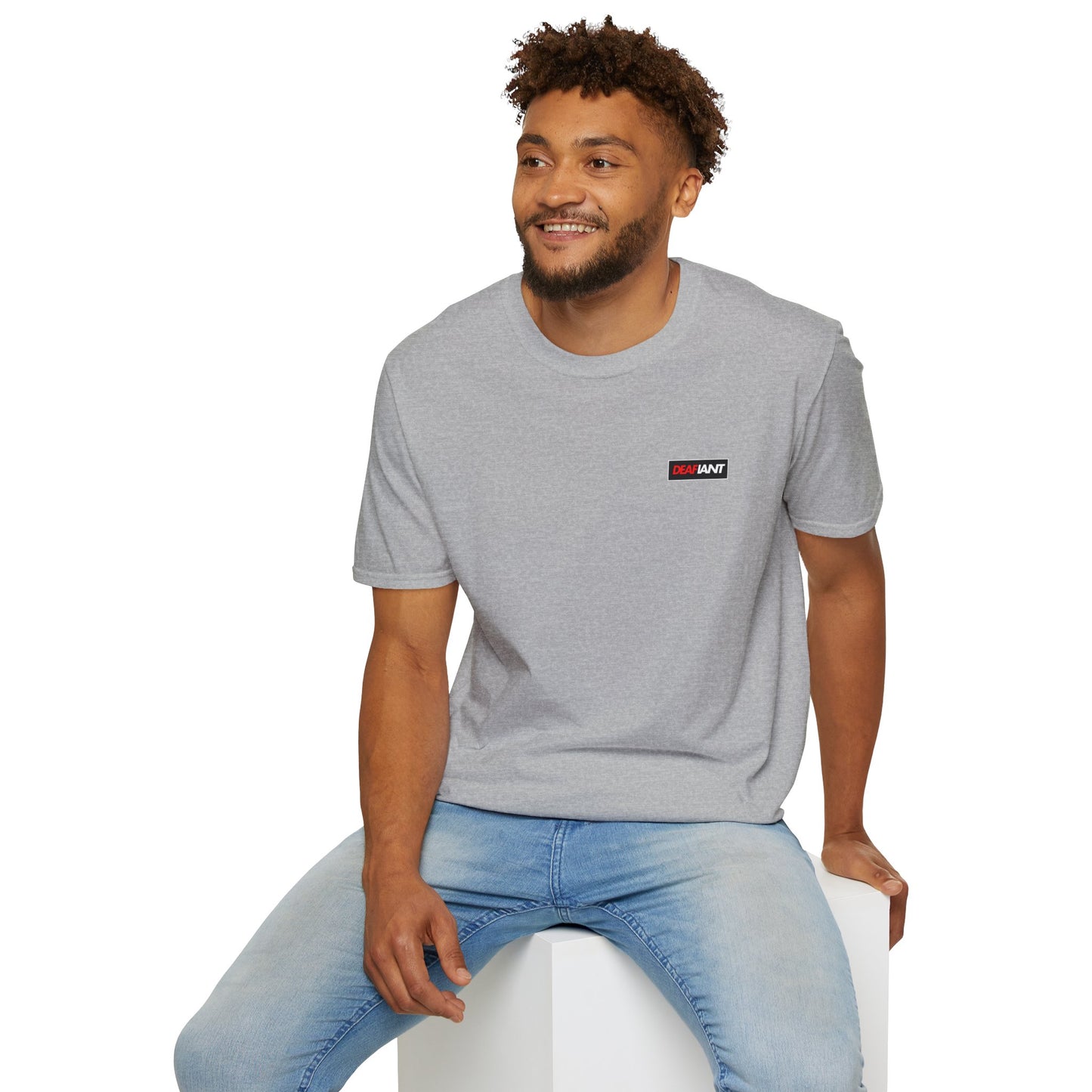 DEAFIANT Classic Logo Tee | Unisex Soft style cotton tee
