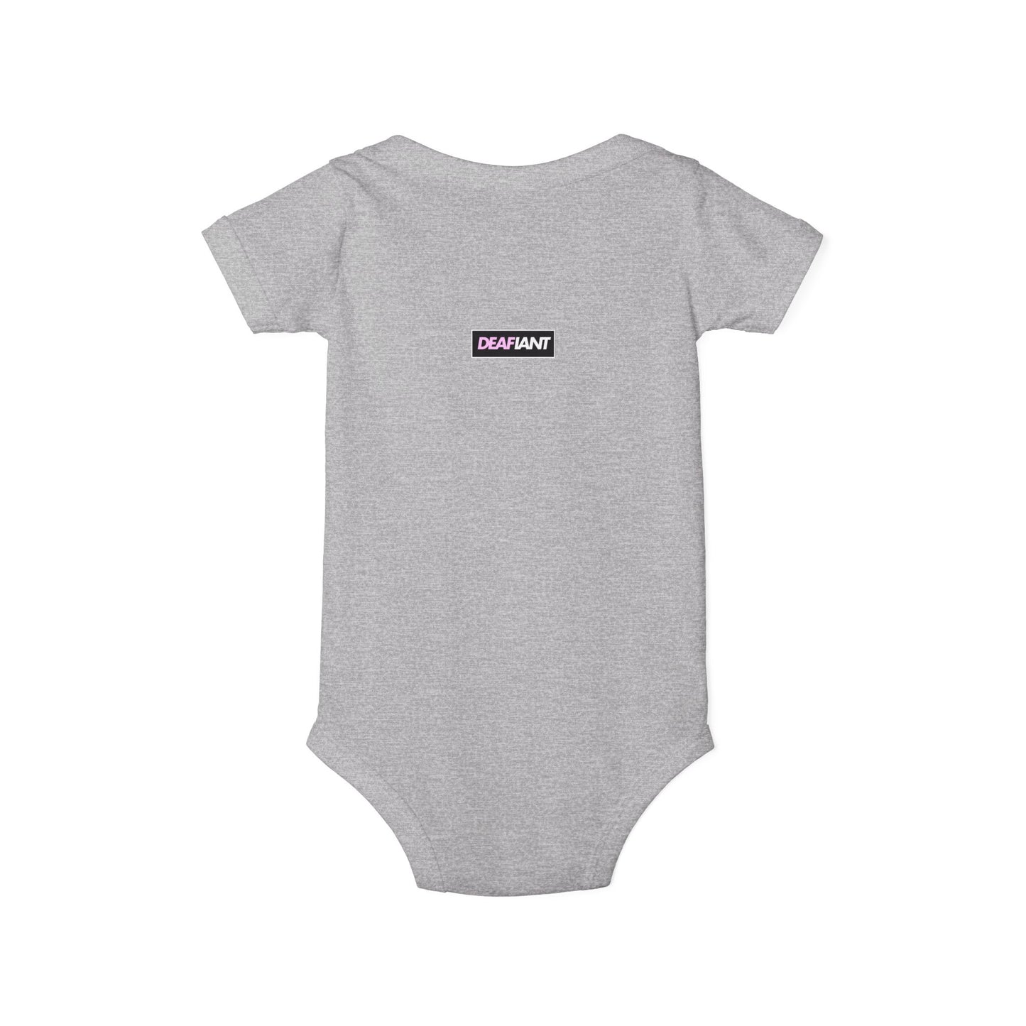 DEAFIANTLY CUTE Infant Jersey One Piece | Baby Bodysuit