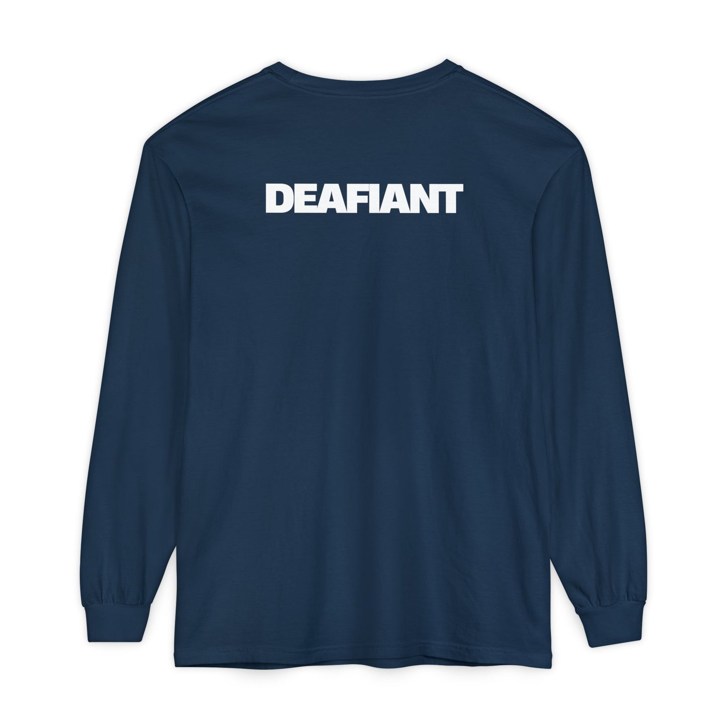DEAFIANT Stones Cry Out | Garment-Dyed Long Sleeve T-Shirt