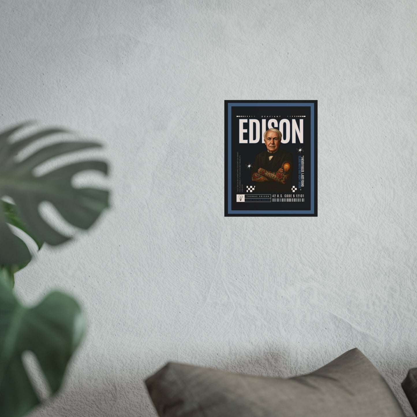 DEAFIANT The Legacy In Ink Collection EDISON| Fine Art Poster
