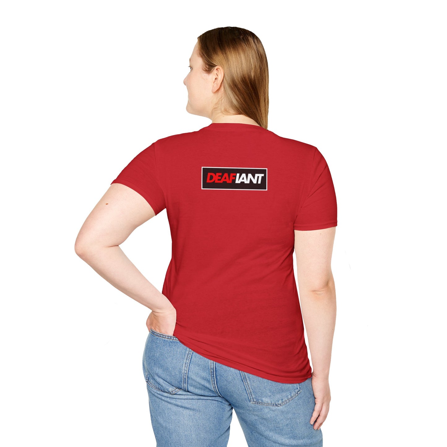 DEAFIANT Classic Logo Tee | Unisex Soft style cotton tee