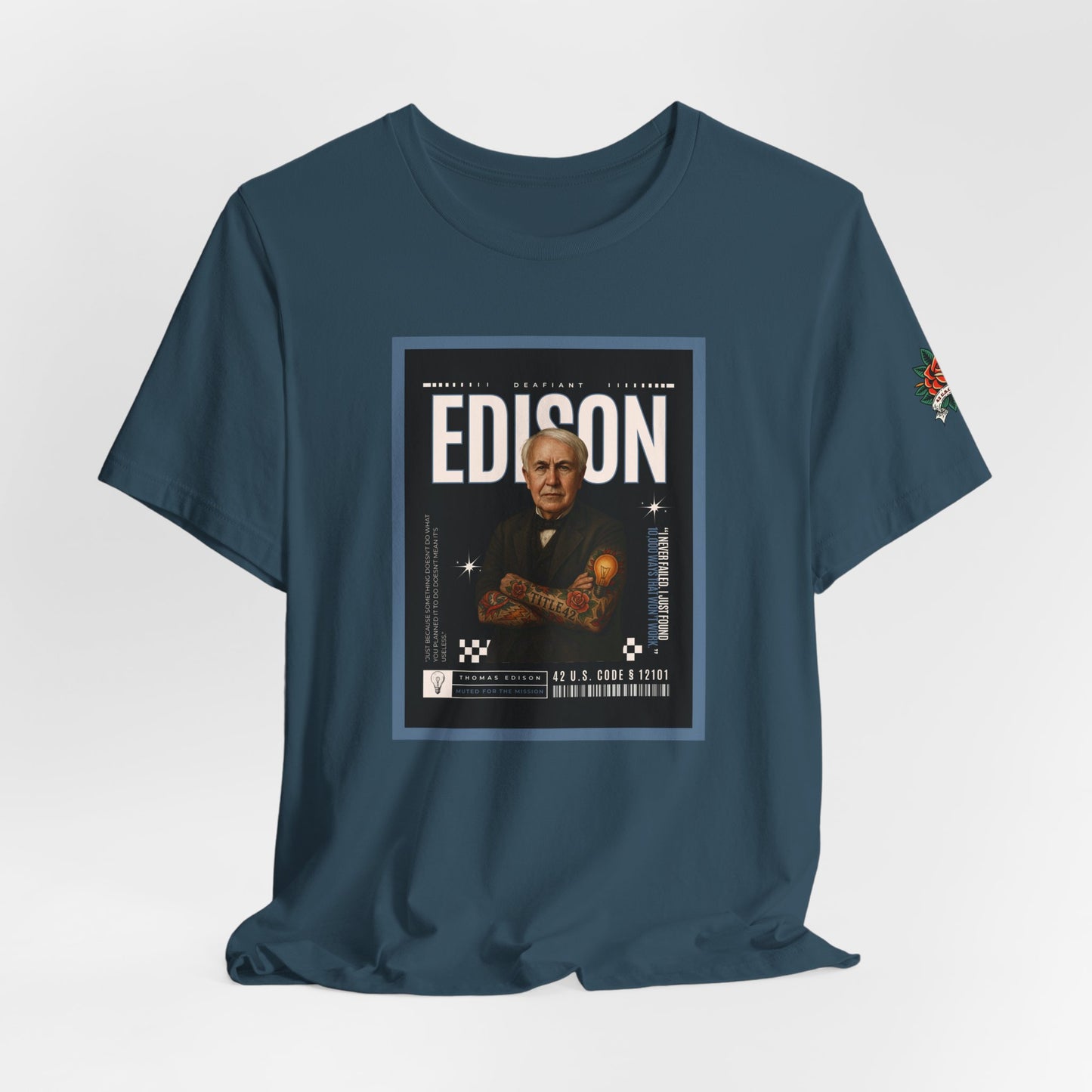 DEAFIANT Deaf Edison Tee | Unisex Short Sleeve