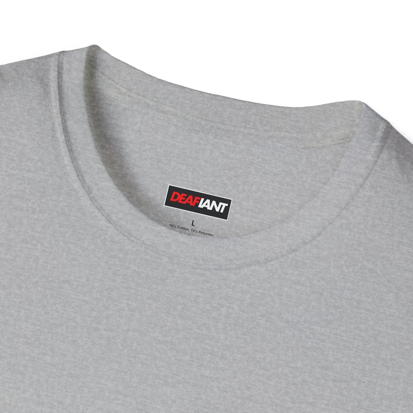DEAFIANT Classic Logo Tee | Unisex Soft style cotton tee