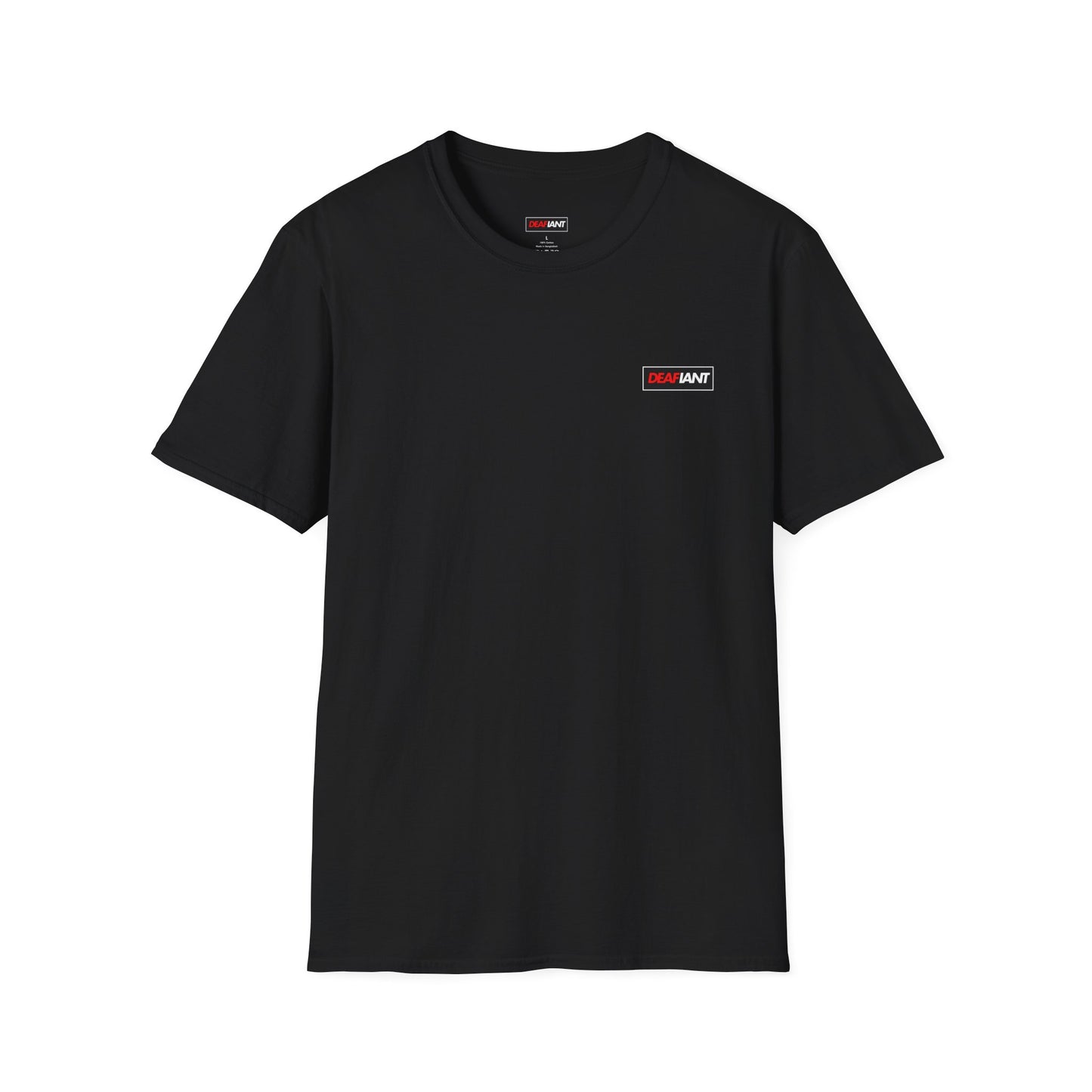 DEAFIANT Classic Logo Tee | Unisex Soft style cotton tee
