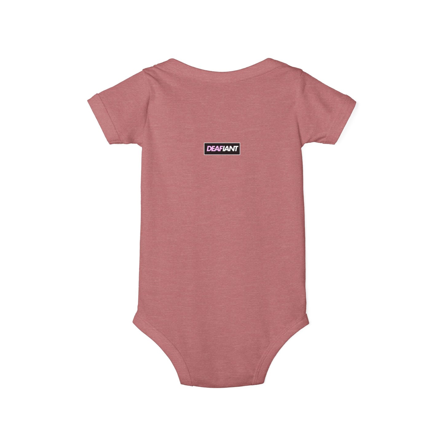 DEAFIANTLY CUTE Infant Jersey One Piece | Baby Bodysuit
