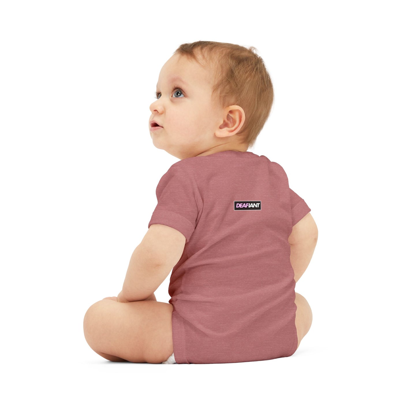 DEAFIANTLY CUTE Infant Jersey One Piece | Baby Bodysuit