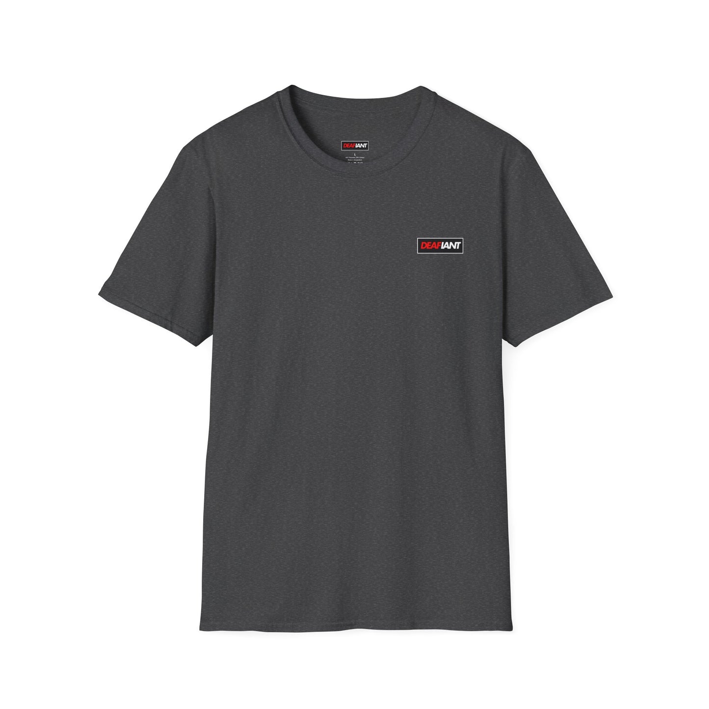 DEAFIANT Classic Logo Tee | Unisex Soft style cotton tee