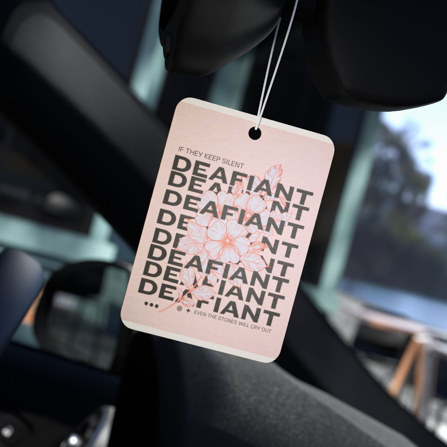 DEAFIANT Floral Car Air Freshener