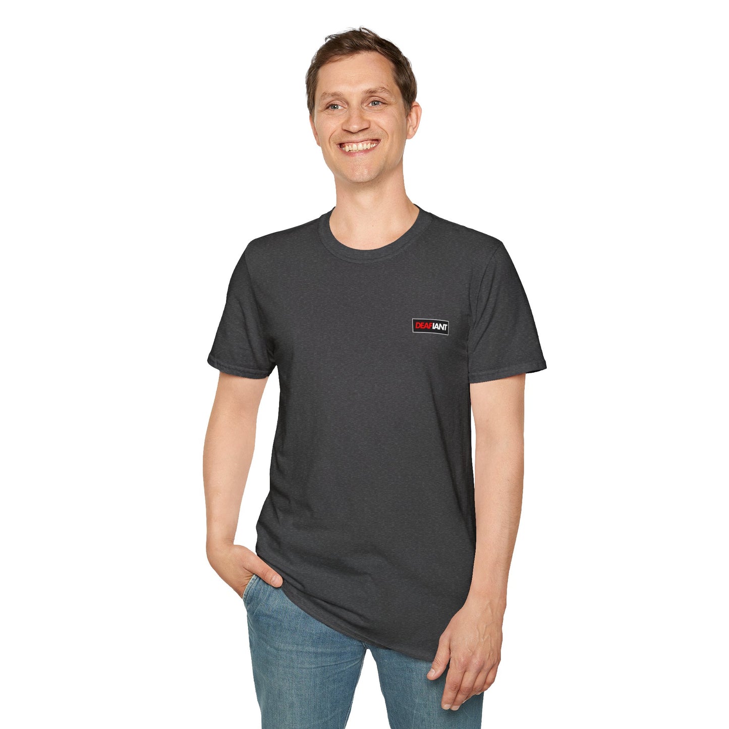 DEAFIANT Classic Logo Tee | Unisex Soft style cotton tee