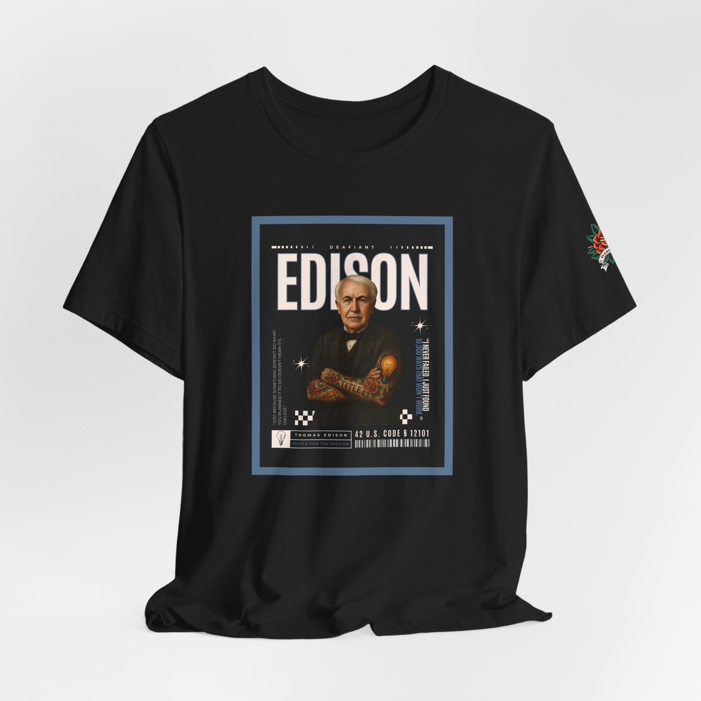 DEAFIANT Deaf Edison Tee | Unisex Short Sleeve