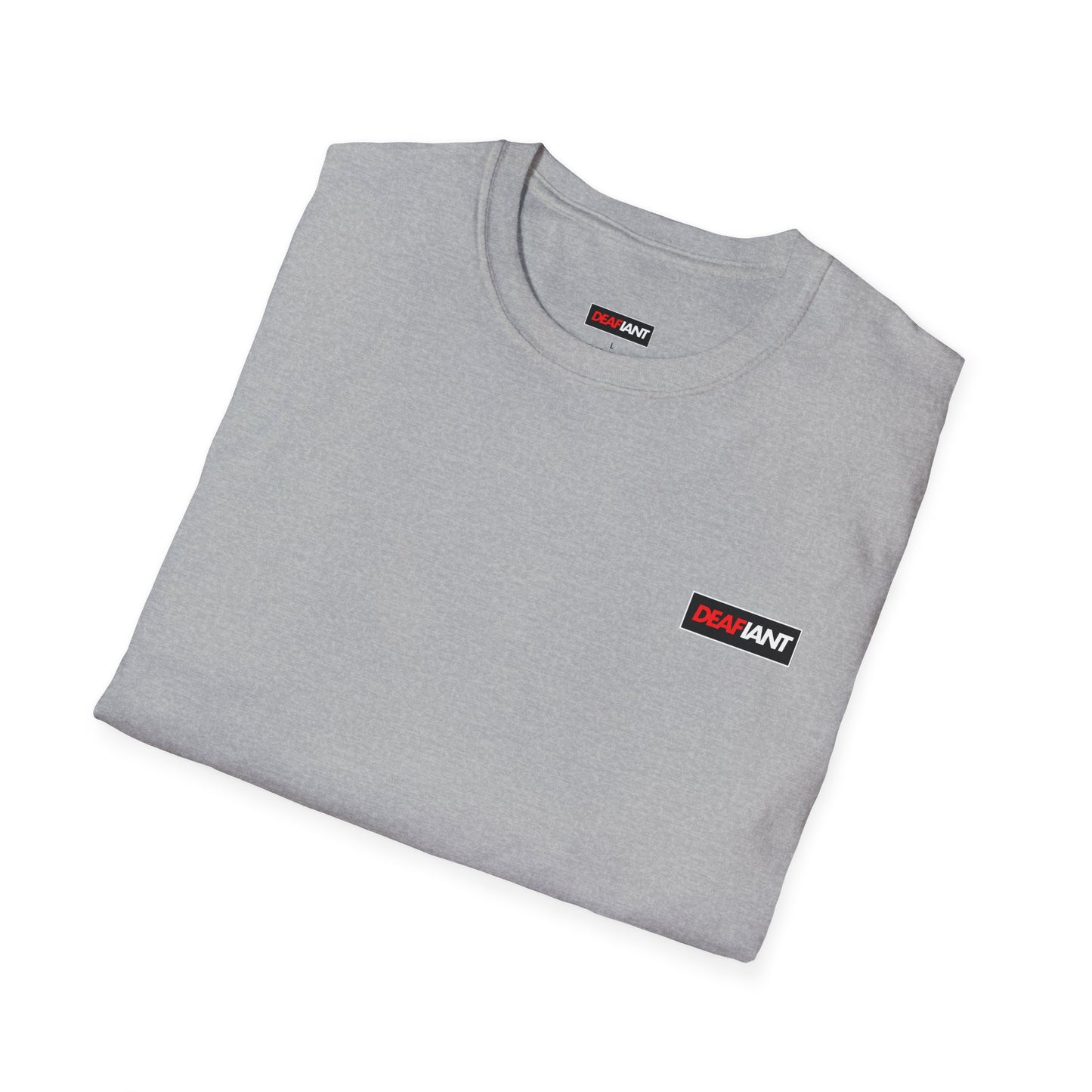 DEAFIANT Classic Logo Tee | Unisex Soft style cotton tee