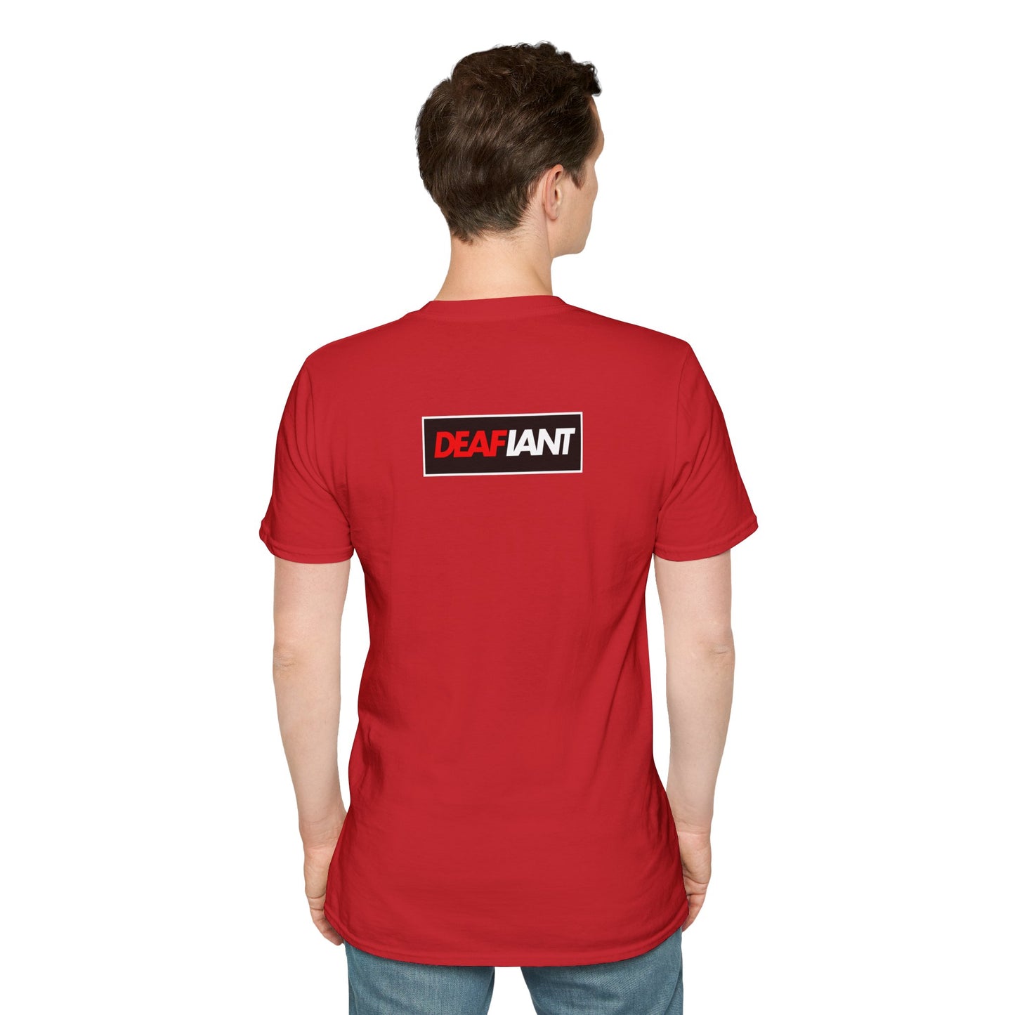DEAFIANT Classic Logo Tee | Unisex Soft style cotton tee