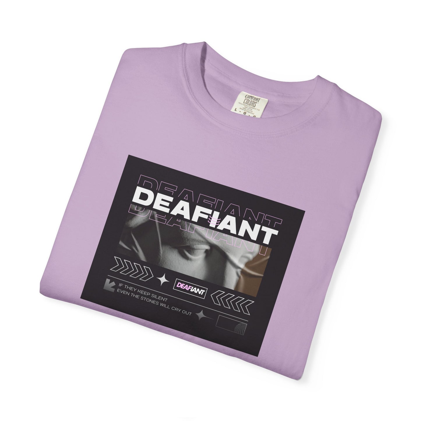 DEAFIANT If You Remain Silent Tee | Unisex Garment-Dyed Tee