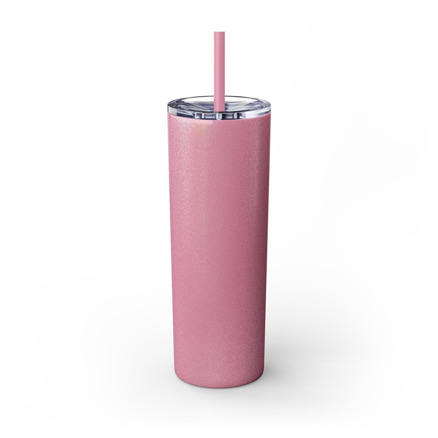 DEAFIANT The Deaf Lover Girl Skinny Tumbler with Straw, 20oz