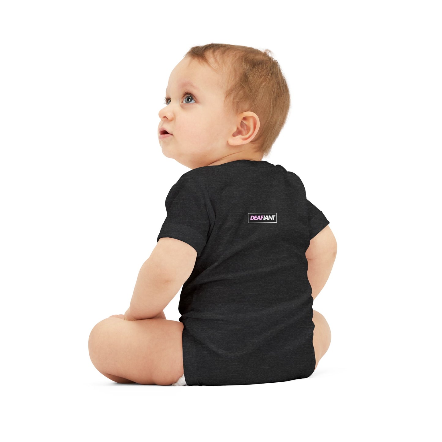 DEAFIANTLY CUTE Infant Jersey One Piece | Baby Bodysuit