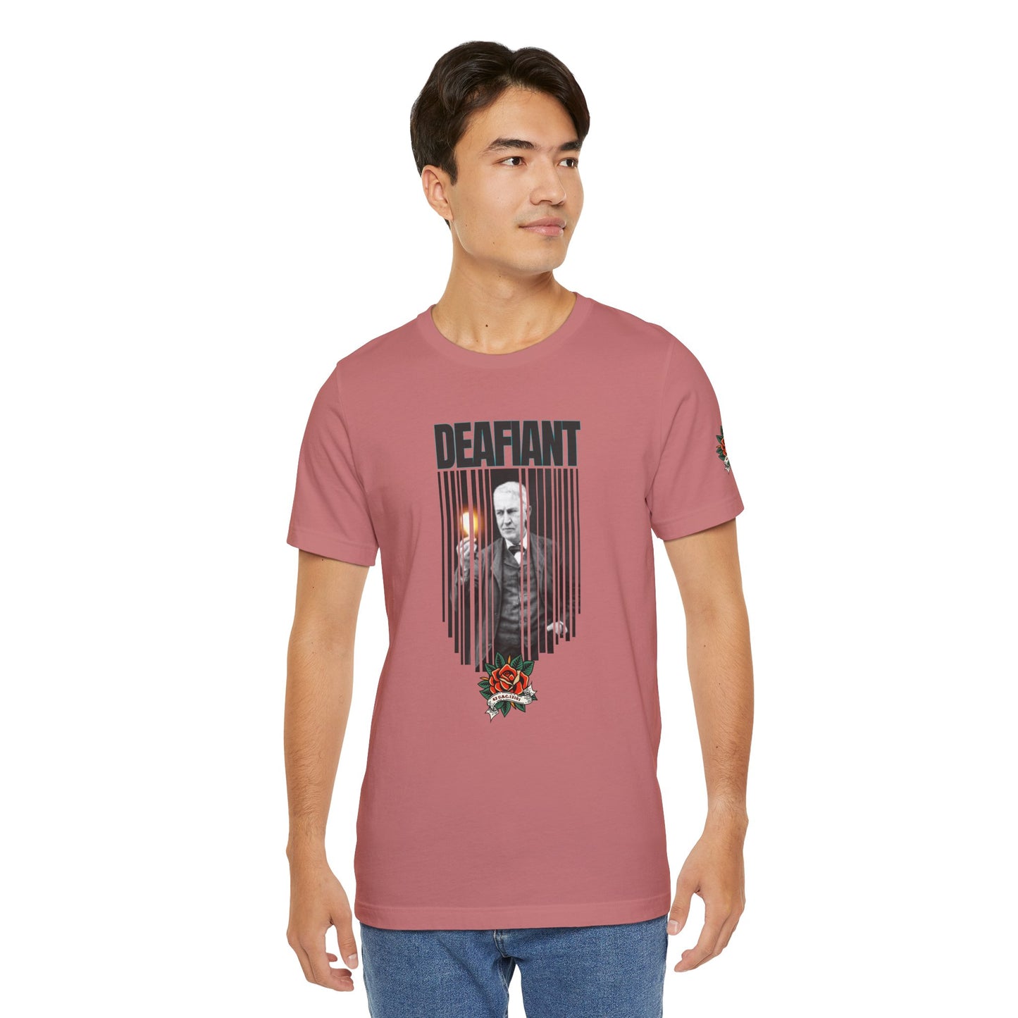 The Innovator Tee – Thomas Edison x DEAFIANT | Title 42 Edition| Unisex Jersey Tee