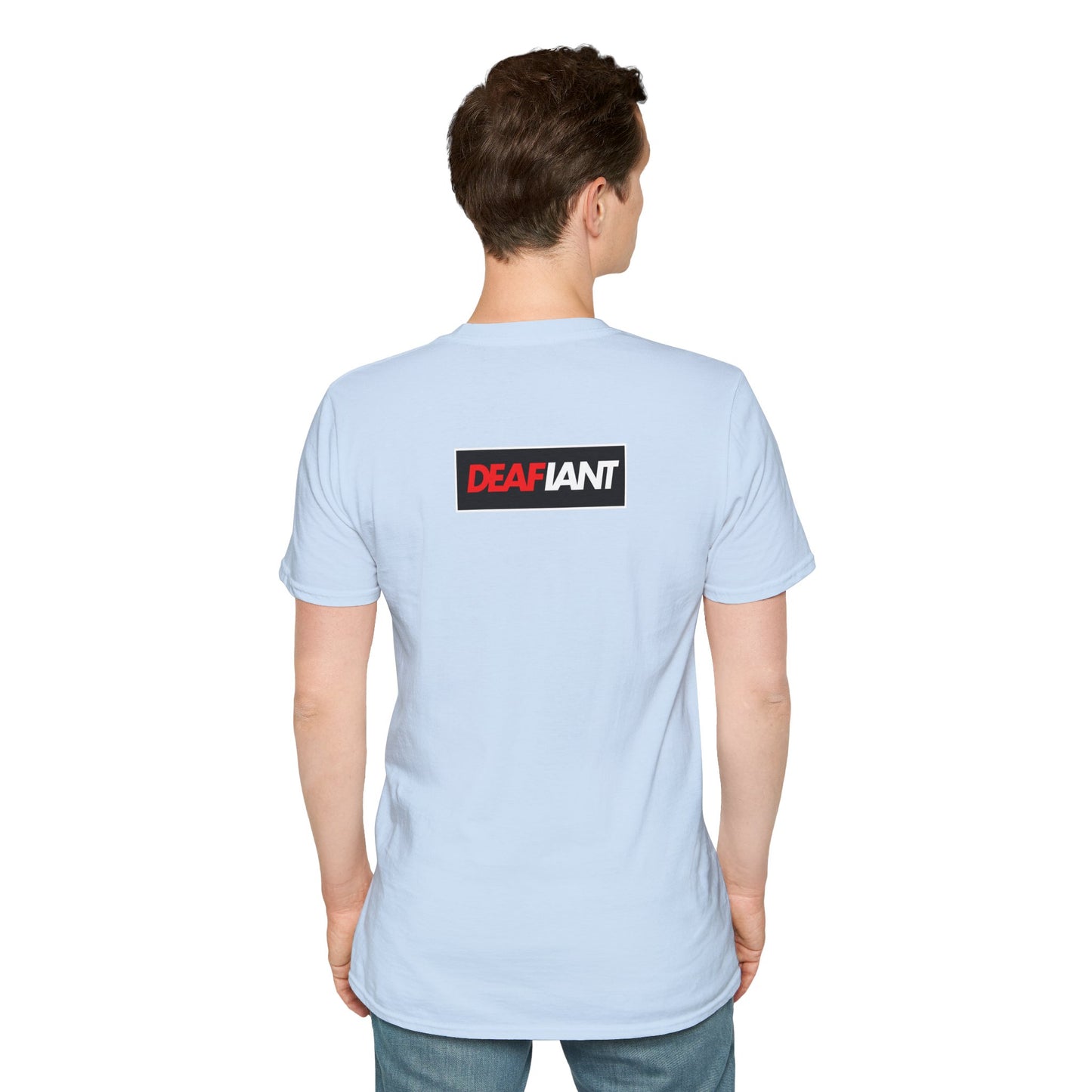 DEAFIANT Classic Logo Tee | Unisex Soft style cotton tee