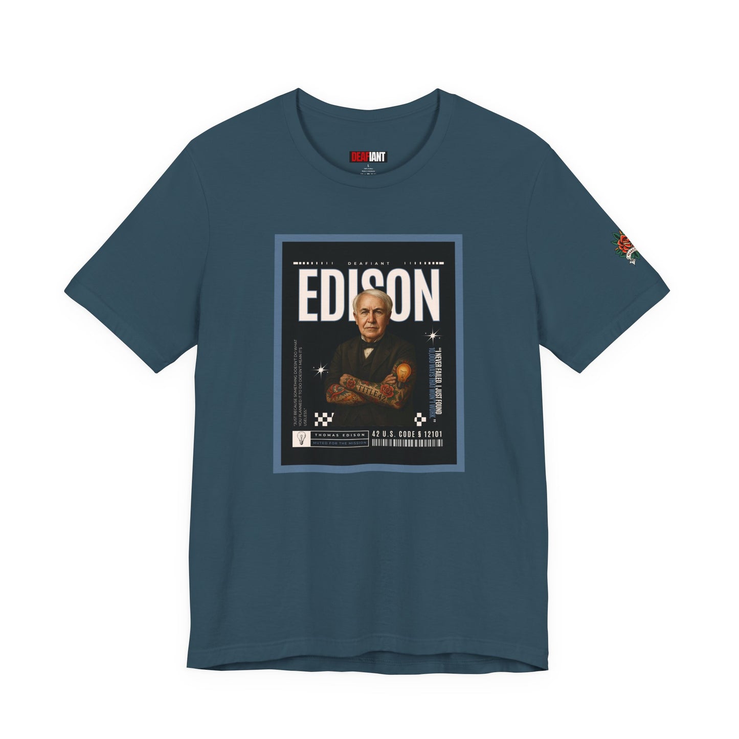 DEAFIANT Deaf Edison Tee | Unisex Short Sleeve