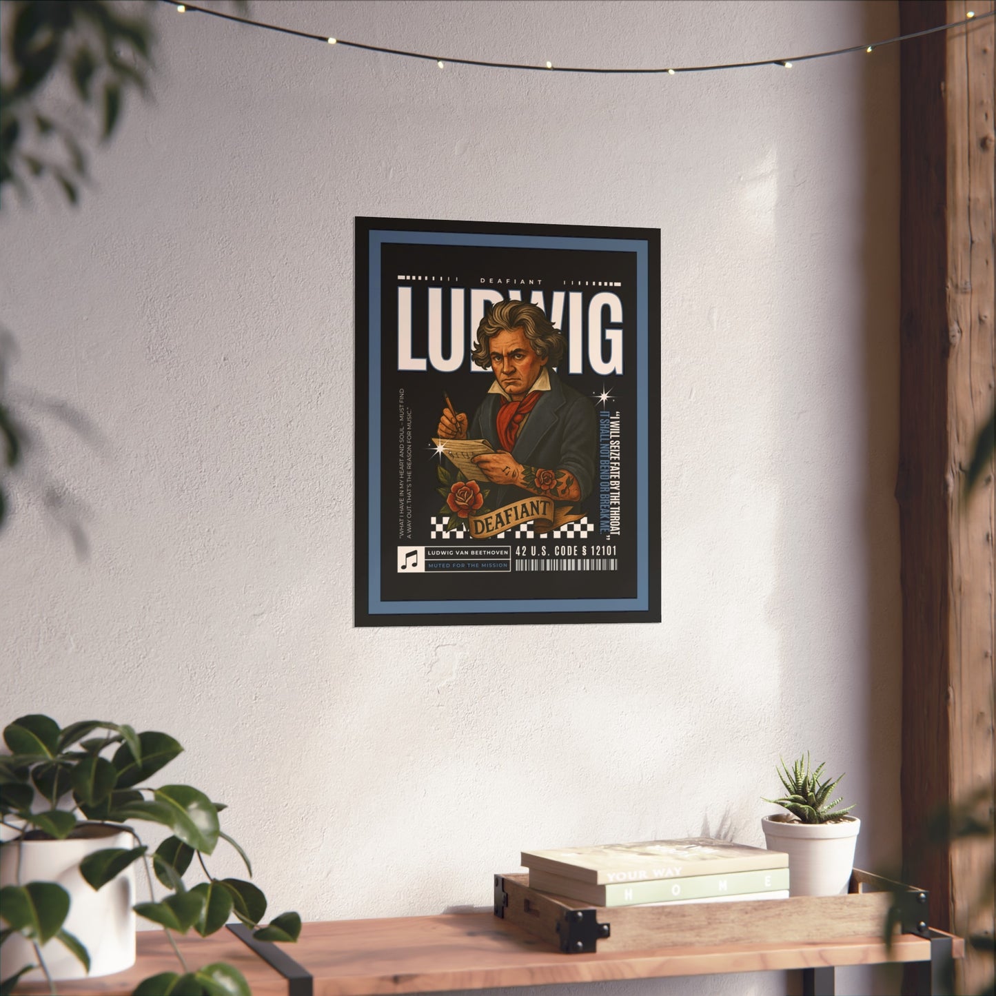 DEAFIANT The Legacy's In Ink Collection LUDWIG | Fine Art Poster