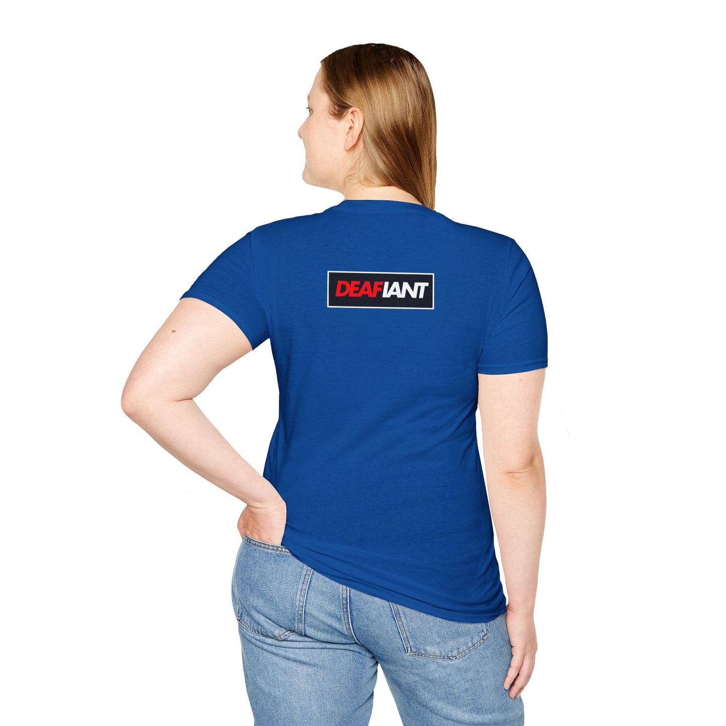 DEAFIANT Classic Logo Tee | Unisex Soft style cotton tee