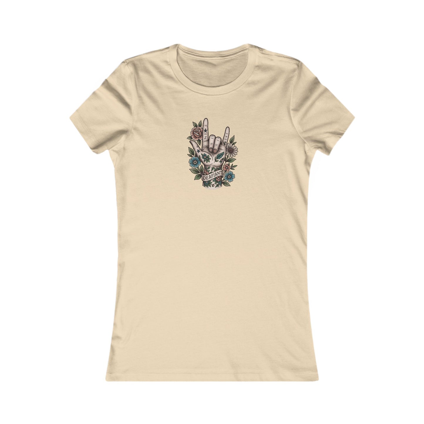 DEAFIANT Love The Perfect Fit Women's Tee | Casual Graphic T-Shirt