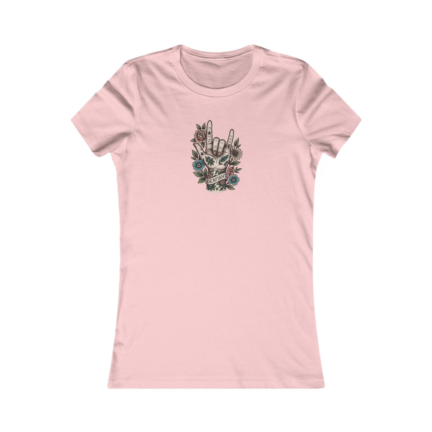 DEAFIANT Love The Perfect Fit Women's Tee | Casual Graphic T-Shirt