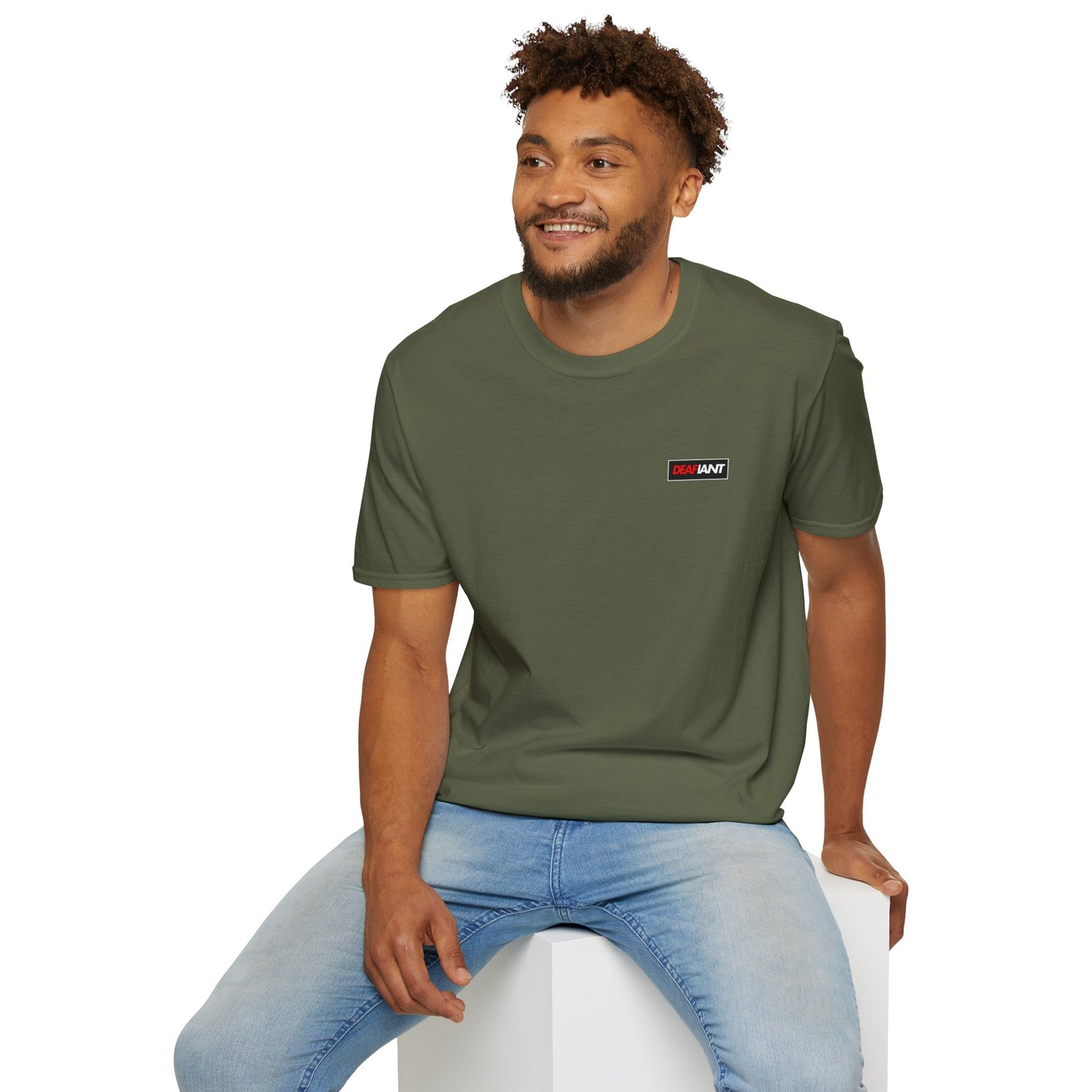 DEAFIANT Classic Logo Tee | Unisex Soft style cotton tee