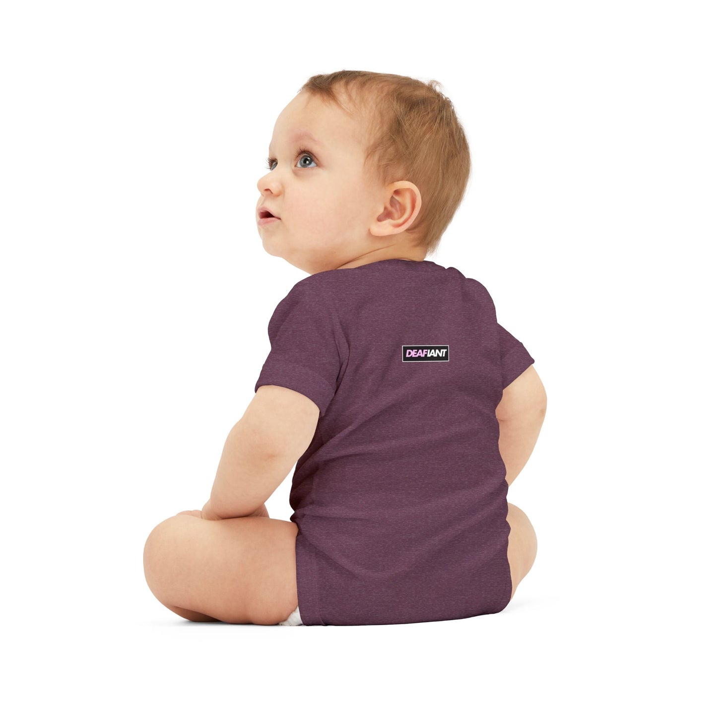 DEAFIANTLY CUTE Infant Jersey One Piece | Baby Bodysuit