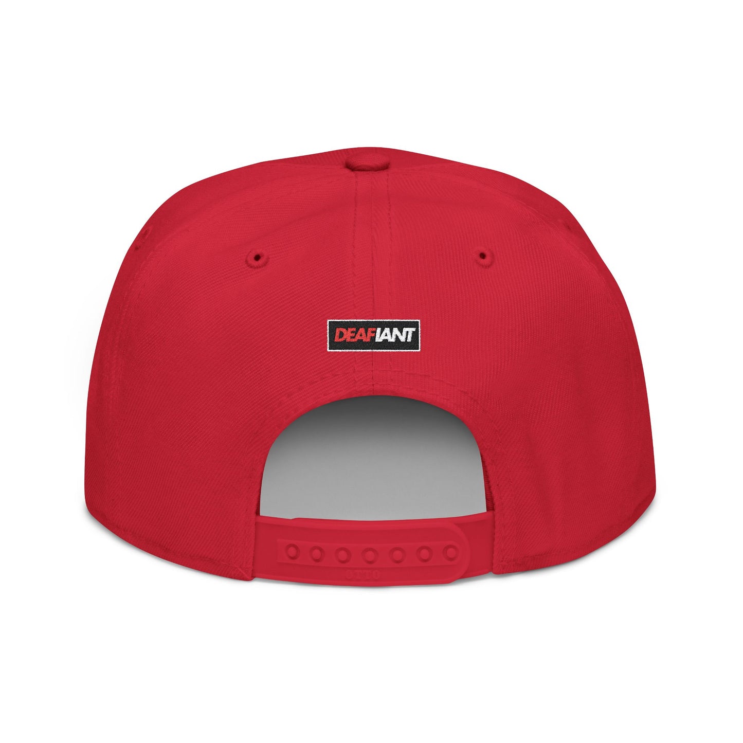 DEAFIANT Deaf OG Embroidered Snapback Hat