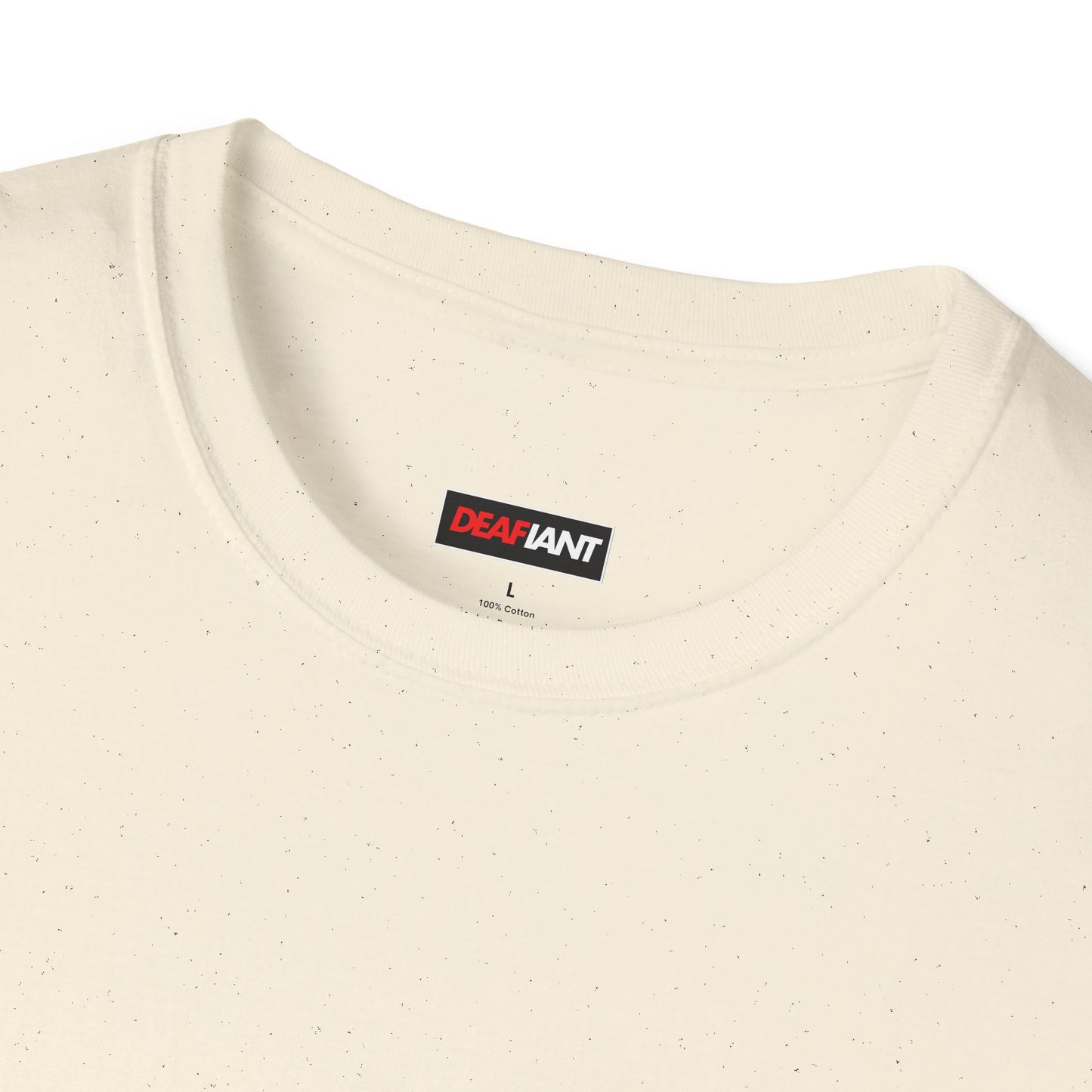 DEAFIANT Classic Logo Tee | Unisex Soft style cotton tee