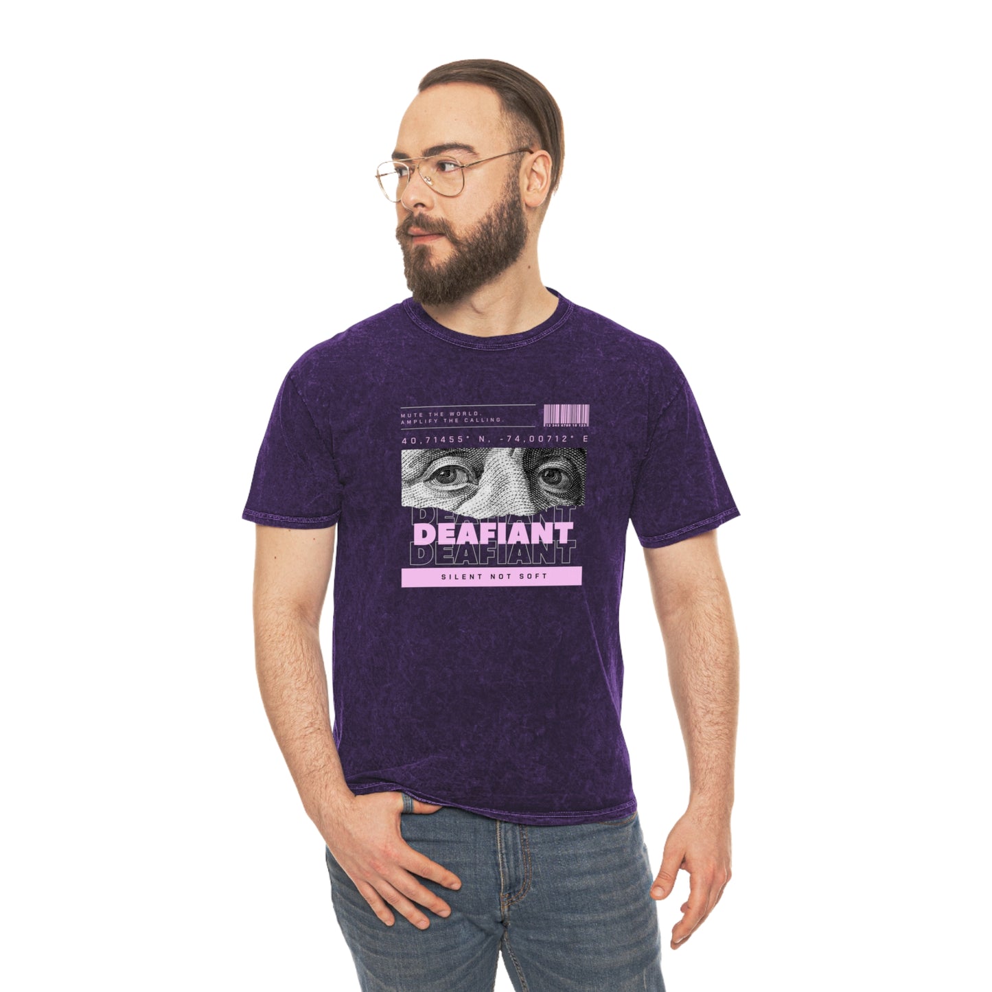 DEAFIANT Money Maker | Unisex Mineral Wash T-Shirt