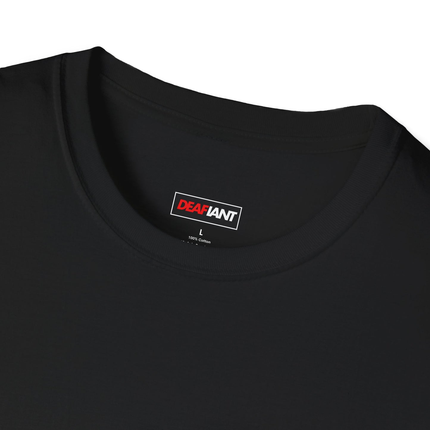 DEAFIANT Classic Logo Tee | Unisex Soft style cotton tee