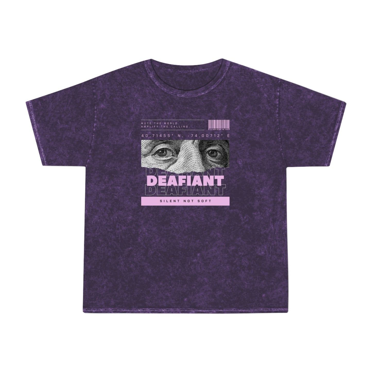DEAFIANT Money Maker | Unisex Mineral Wash T-Shirt
