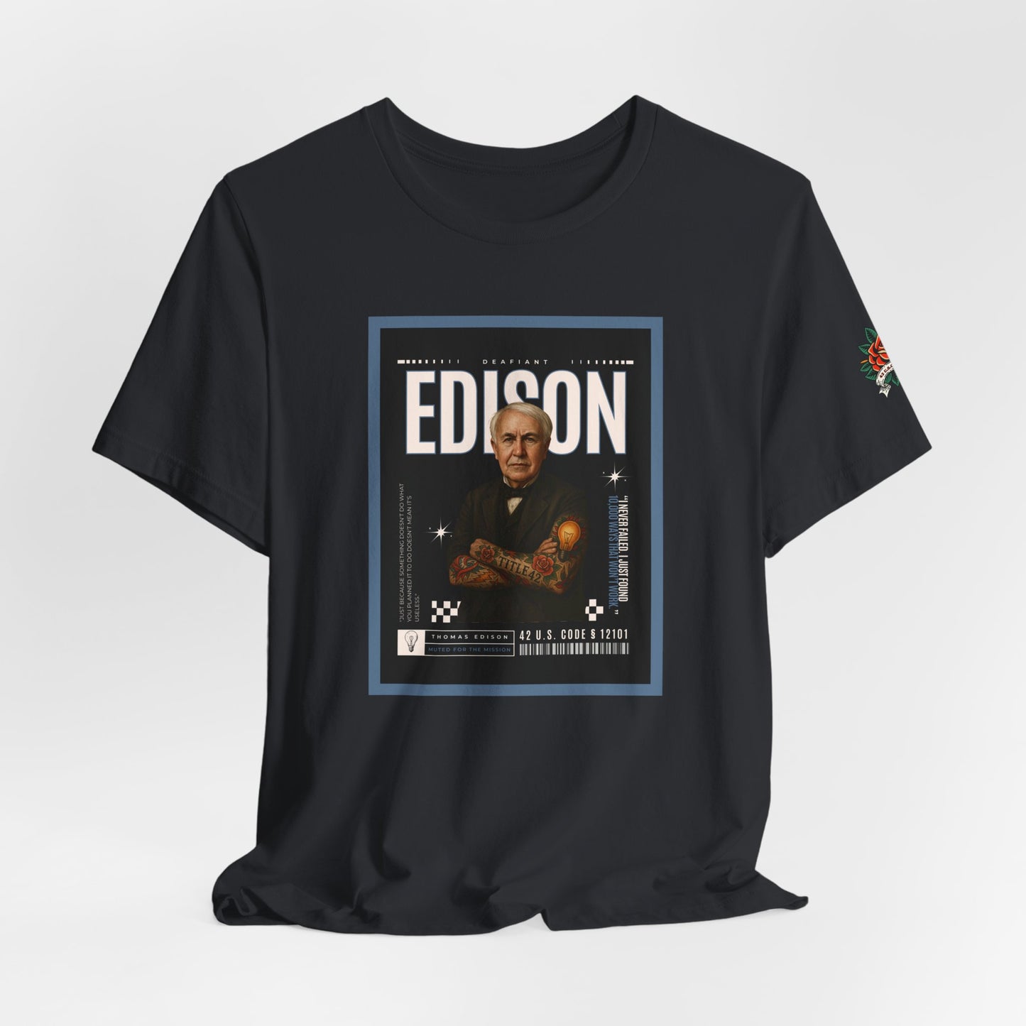 DEAFIANT Deaf Edison Tee | Unisex Short Sleeve