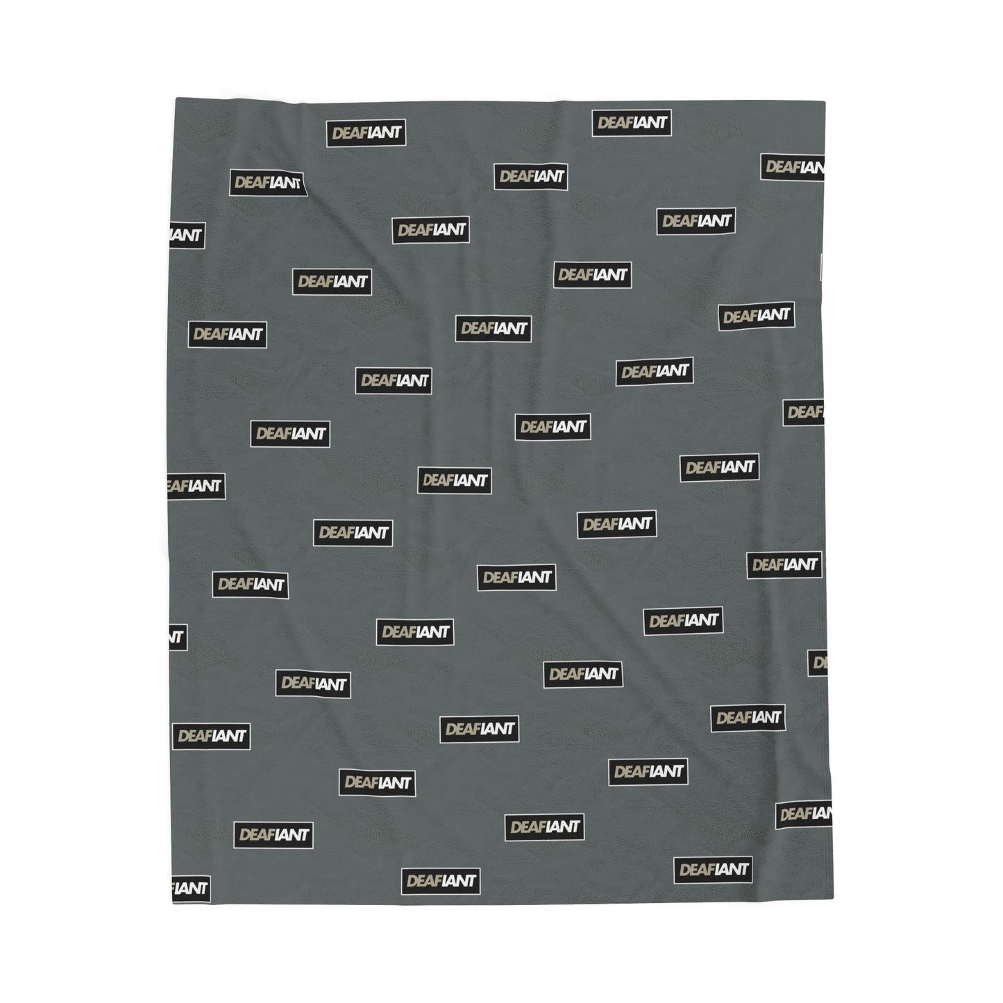 DEAFIANT Classic Logo Cozy Velveteen Plush Blanket