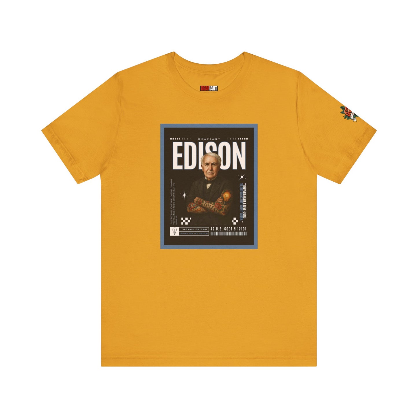 DEAFIANT Deaf Edison Tee | Unisex Short Sleeve