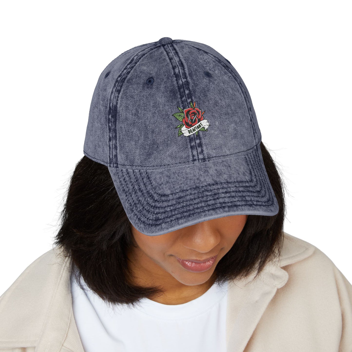 DEAFIANT Stitched Up | Vintage Cap (Embroidery)