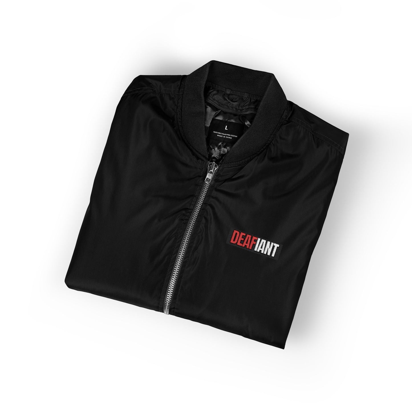 DEAFIANT Silent Bomber Jacket (Embroidery)