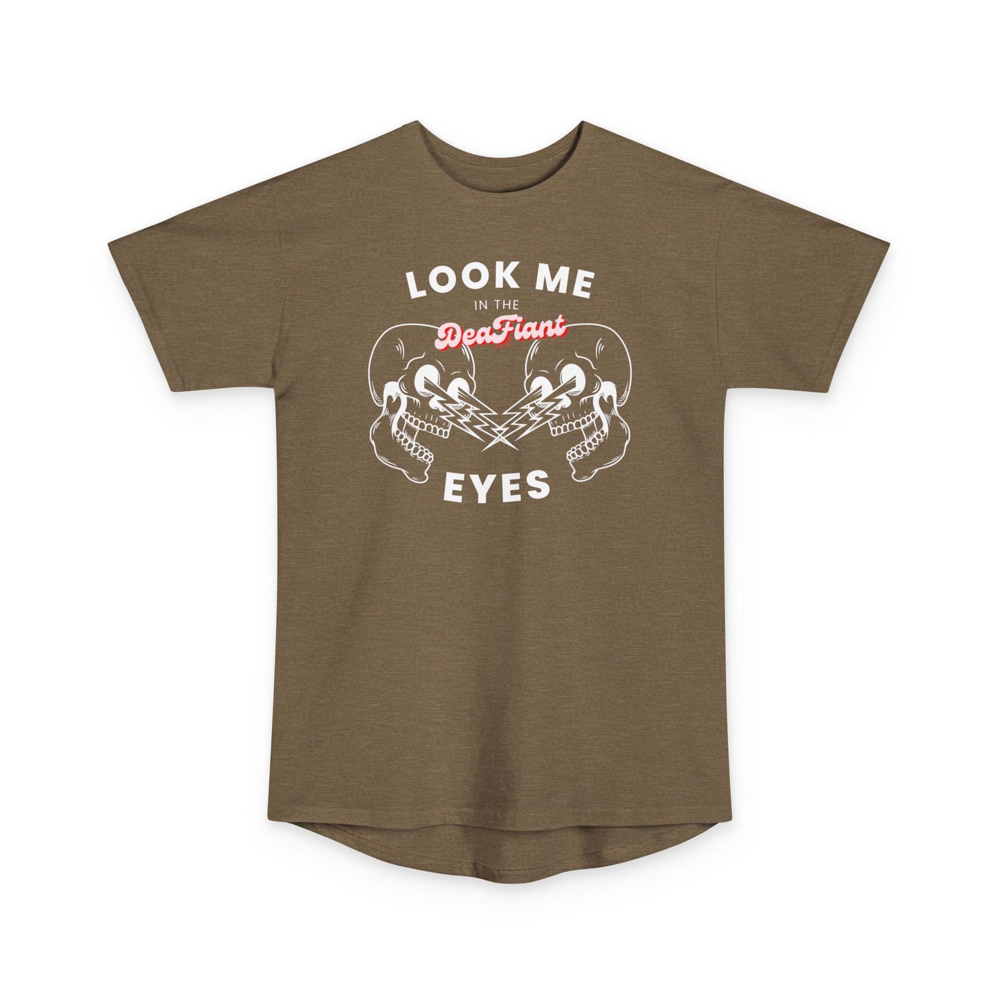 DEAFIANT Look Me In The Eyes | Urban Long Body Tee