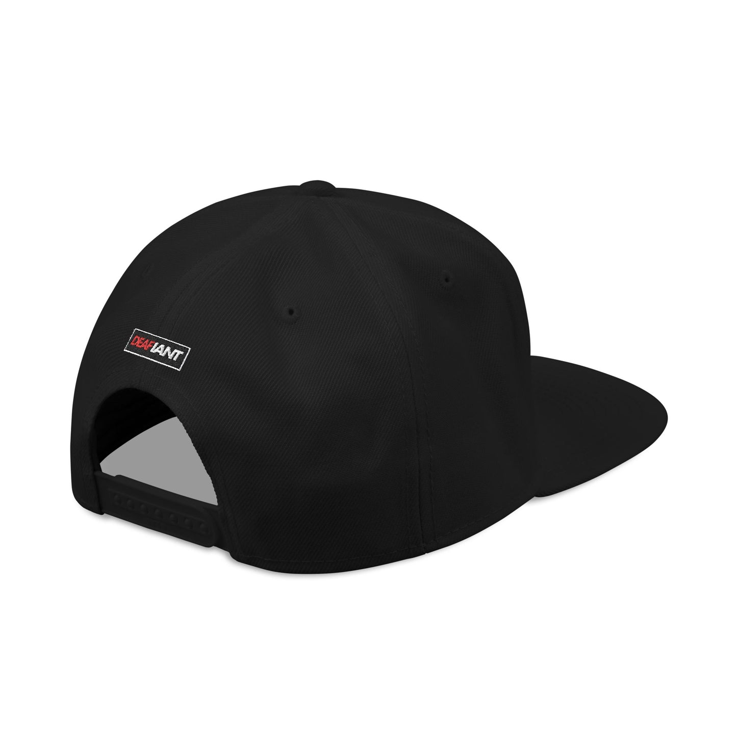DEAFIANT Deaf OG Embroidered Snapback Hat