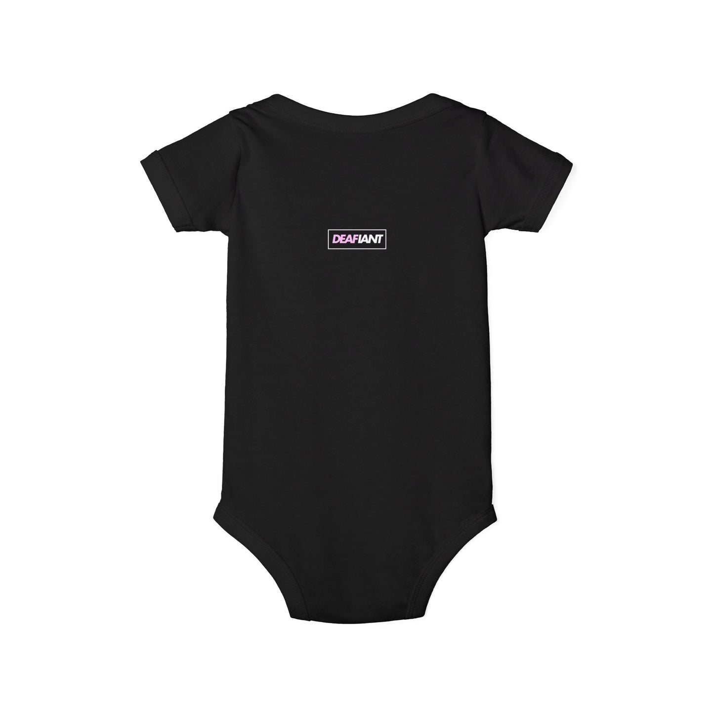 DEAFIANTLY CUTE Infant Jersey One Piece | Baby Bodysuit