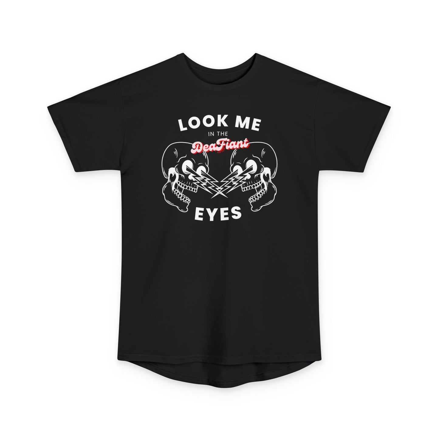 DEAFIANT Look Me In The Eyes | Urban Long Body Tee