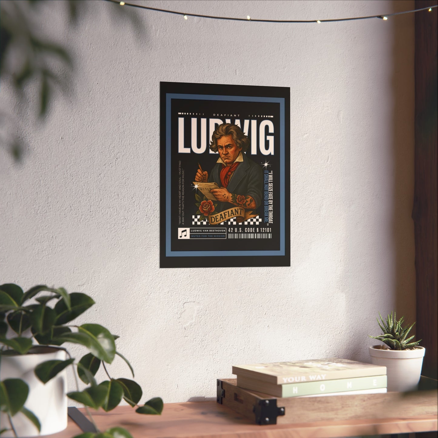 DEAFIANT The Legacy's In Ink Collection LUDWIG | Fine Art Poster