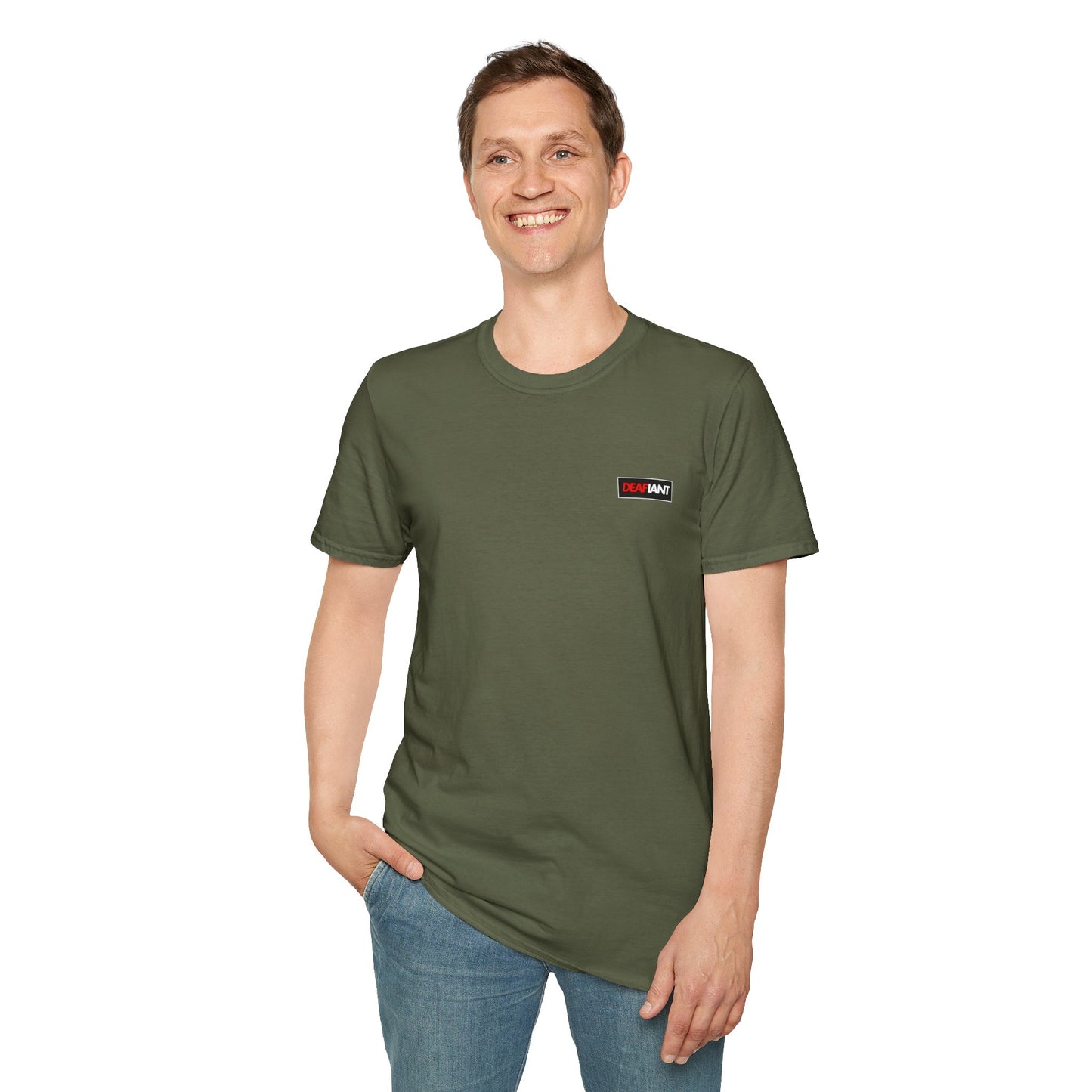 DEAFIANT Classic Logo Tee | Unisex Soft style cotton tee