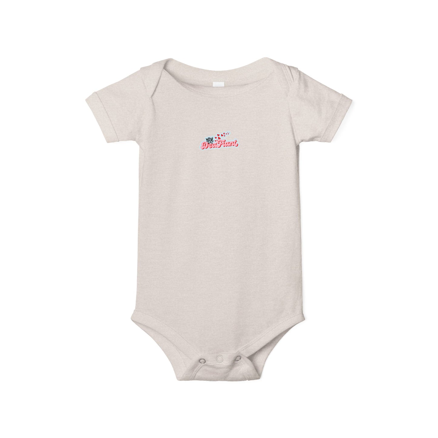 DEAFIANTLY CUTE Infant Jersey One Piece | Baby Bodysuit