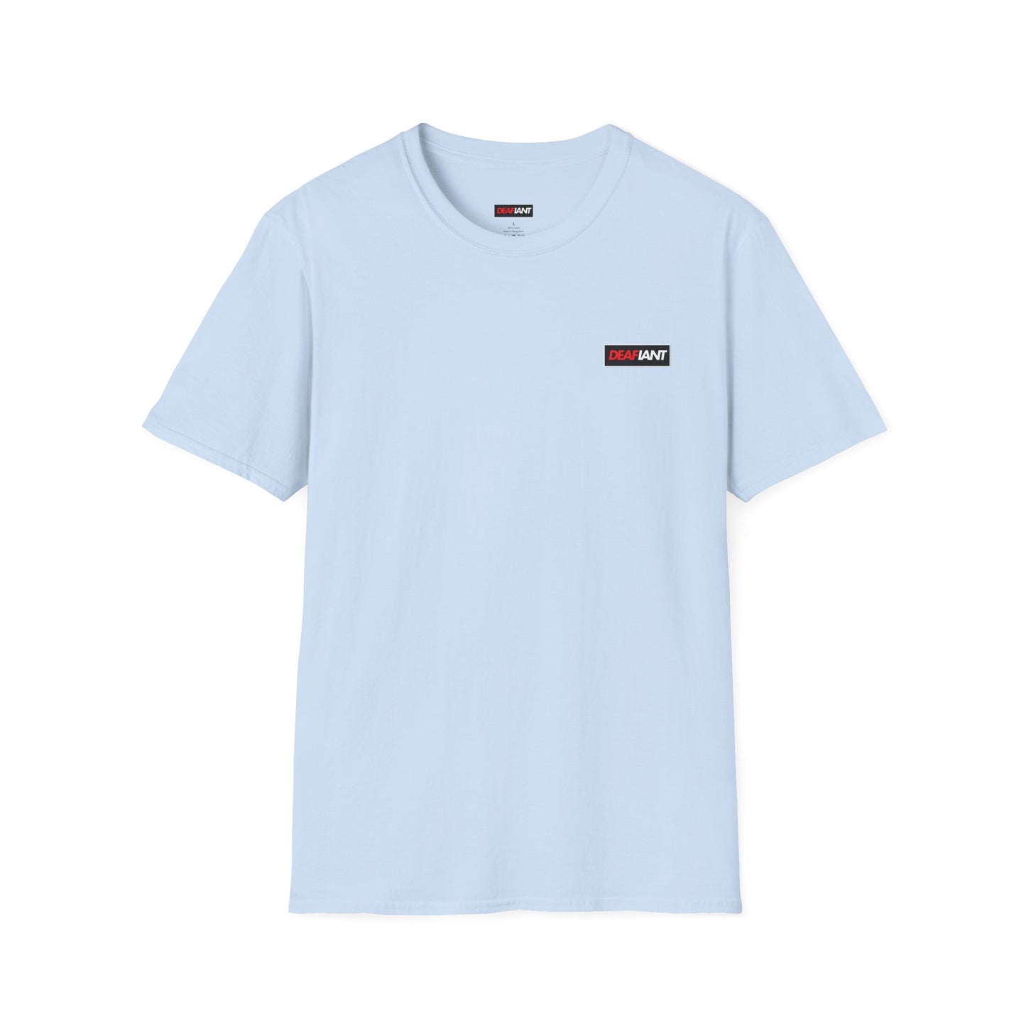 DEAFIANT Classic Logo Tee | Unisex Soft style cotton tee