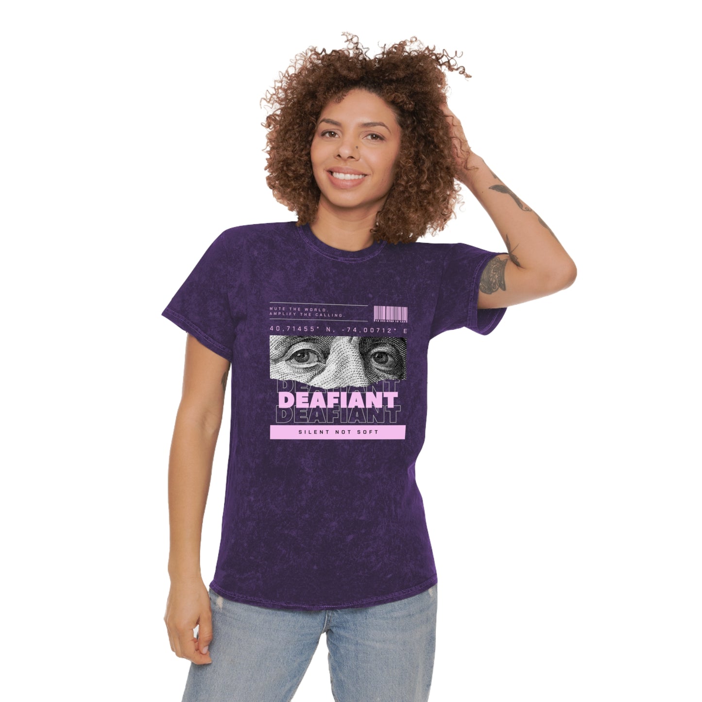 DEAFIANT Money Maker | Unisex Mineral Wash T-Shirt