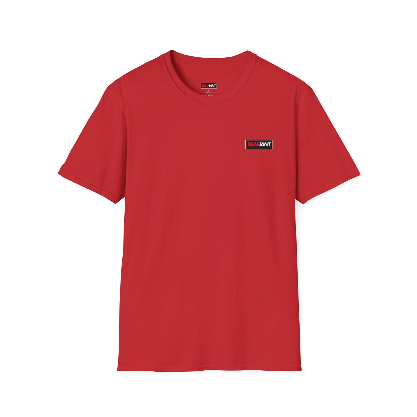 DEAFIANT Classic Logo Tee | Unisex Soft style cotton tee