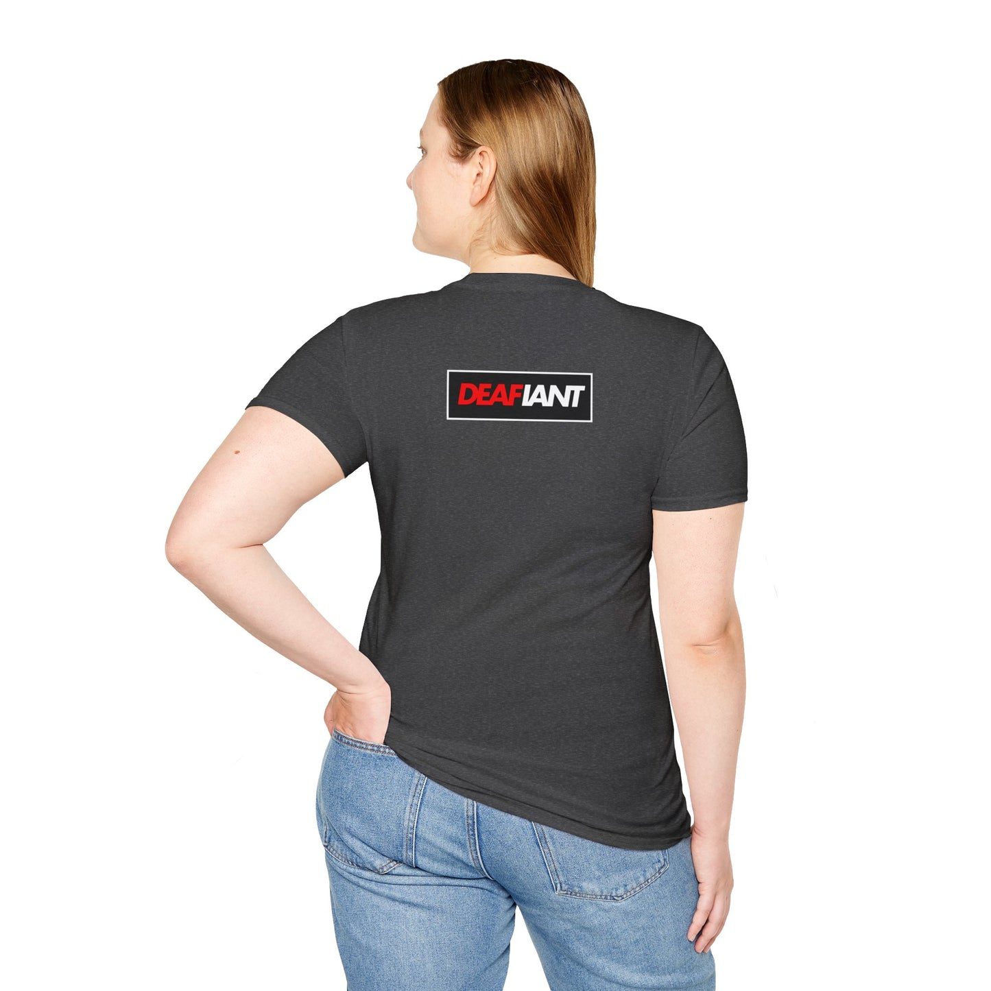 DEAFIANT Classic Logo Tee | Unisex Soft style cotton tee